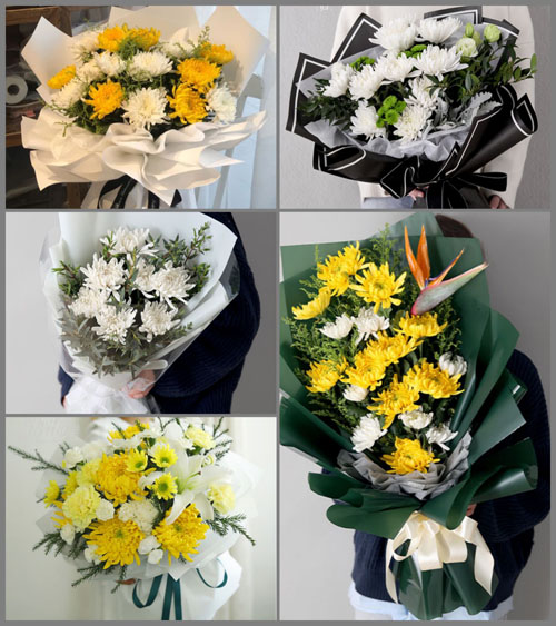 贵州贵阳白云区沙文镇班竹村白事花束代送